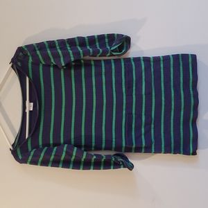 Cooperative Ribbed Striped Tunic Shirt Size M